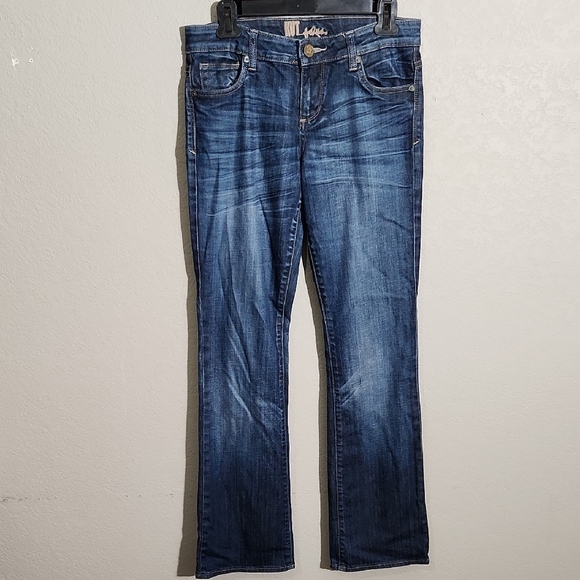 Kut From The Kloth Jeans Womens Size 4 Blue Boot Cut Dark Wash - Picture 1 of 16